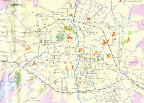 Kunming City Map