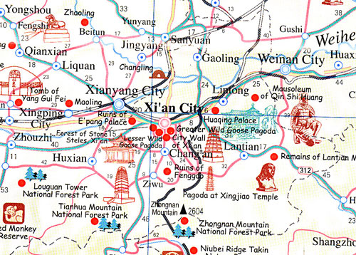 Xi'an City Map