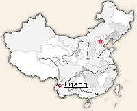 Map of Lijiang's location in China
